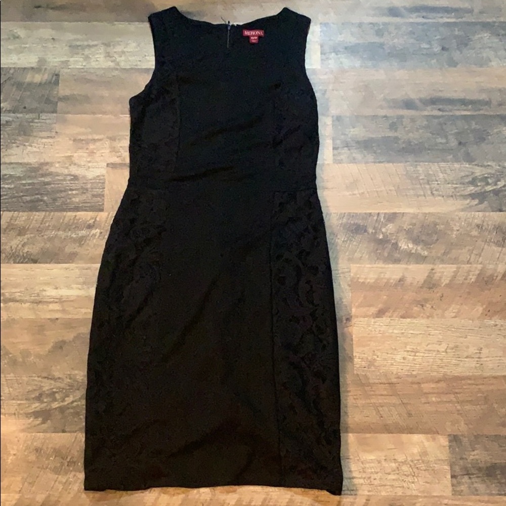 Merona Classy Black Lace Dress